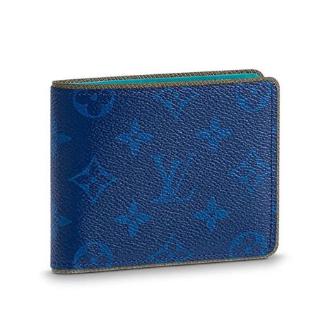 louis vuitton blue wallet